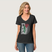 Seine Fahne in meiner DNA-Palästinenserflagge T-Shirt (Vorderseite Vollansicht)