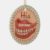 Seine falschen Zähne Keramik Ornament (Rechts)