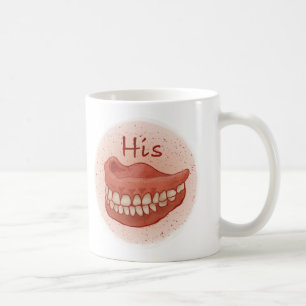 Seine falschen Zähne Tasse