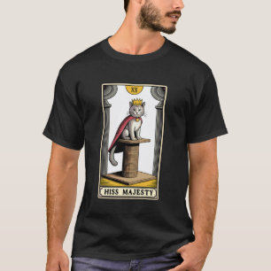 Seine Fauchmajestät Tarotkarte Mystische Katze Kra T-Shirt
