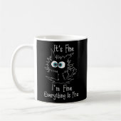 Seine feine im Fine Everything Fine Cat T Kaffeetasse (Links)