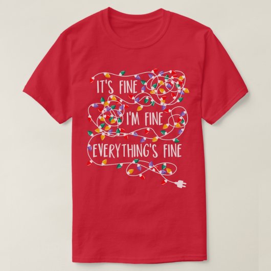 Seine feine im schönen alles ist feine Weihnachts- T-Shirt (Design vorne)