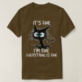 Seine feine und feine, alles ist fein schwarz und T-Shirt (Design vorne)