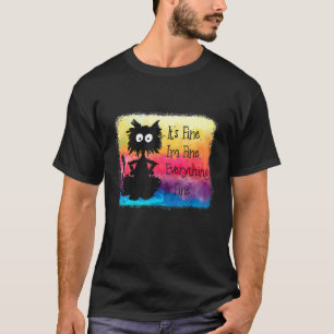 Seine feine und feine alles, was die schwarze Katz T-Shirt
