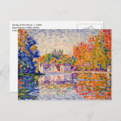 Seine Fine Art Painting Paul Signac Postkarte (Vorne/Hinten)
