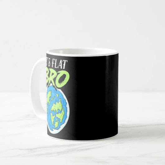 Seine flache Bro - flache Erde Kaffeetasse (Vorderseite Links)
