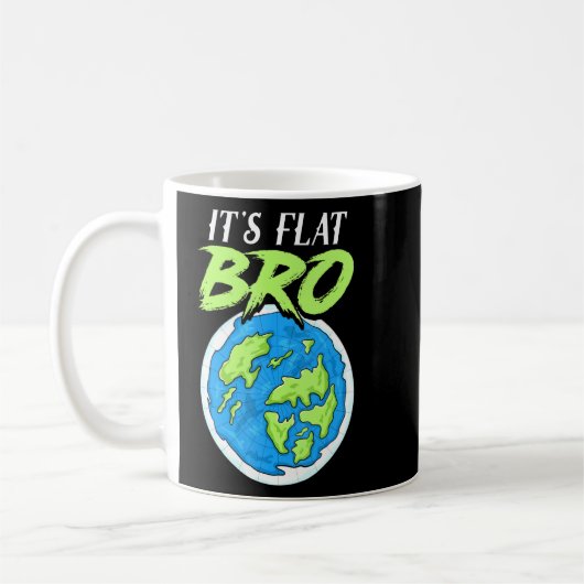 Seine flache Bro - flache Erde Kaffeetasse (Links)