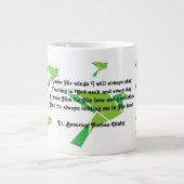 Seine Flügel Jumbo-Tasse (Vorderseite)