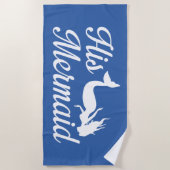 Seine Frau Strandtuch (Vorderseite)