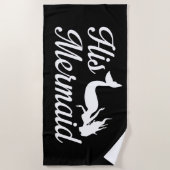 Seine Frau Strandtuch (Vorderseite)