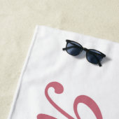 Seine Frau Strandtuch (Beispiel)