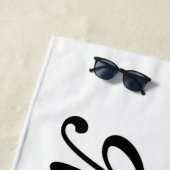 Seine Frau Strandtuch (Beispiel)