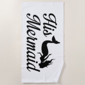 Seine Frau Strandtuch (Vorderseite)