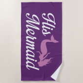 Seine Frau Strandtuch (Vorderseite)