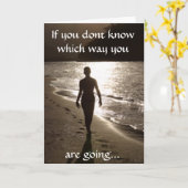 Seine Fußstapfen-Grußkarte Karte (Gelbe Blume)