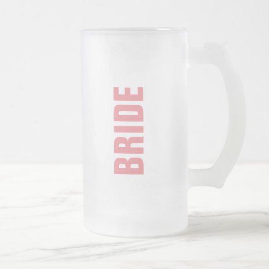 Seine Gewohnheit und ihre Bier Stein für wedding Mattglas Bierglas (Rechts)