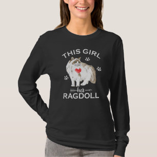 Seine Girl Lieben Ihre Ragdoll Cat Kätzchen Kätzch T-Shirt