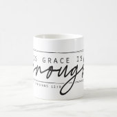 Seine Gnade ist genug 2 Korinthen 12:9 Bibelverse Kaffeetasse (Mittel)