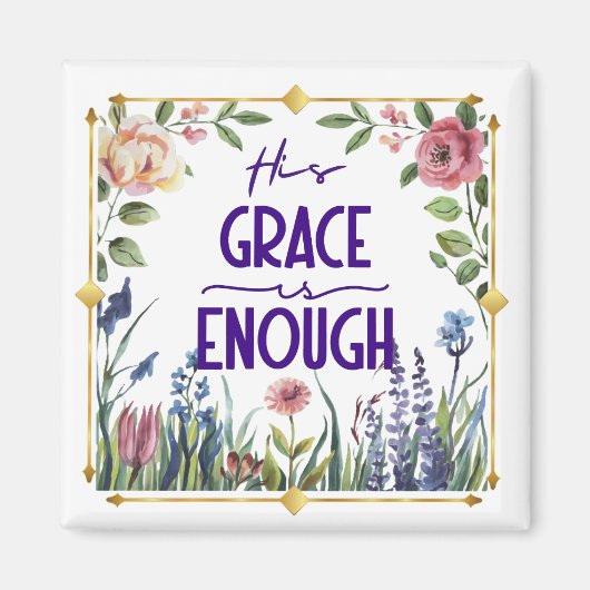 Seine Gnade ist genug Magnet (Vorne)