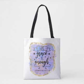 Seine Gnade reicht Tasche