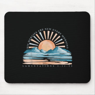 Seine Gnaden sind jeden Morgen neu Christlich Mousepad