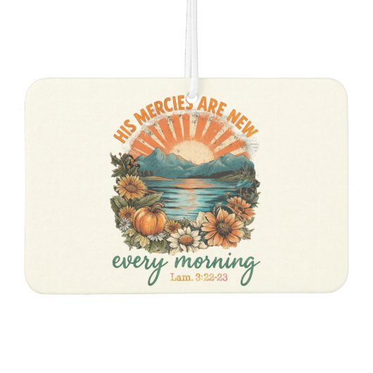 Seine Gnaden sind neu.. Autolufterfrischer (Vorderseite)