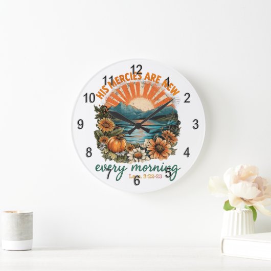 Seine Gnaden sind neu.. Große Wanduhr (Zuhause)