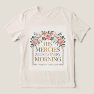 Seine Güte ist neu Tri-Blend Shirt