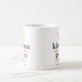 Seine Güte leitet mich Moderner christlicher Spruc Kaffeetasse (Mittel)