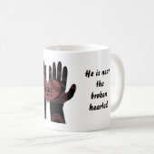 Seine Hände heilen Hände Tasse (VorderseiteRechts)