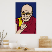 Seine Heiligkeit des Dalai Lama Poster (Küche)
