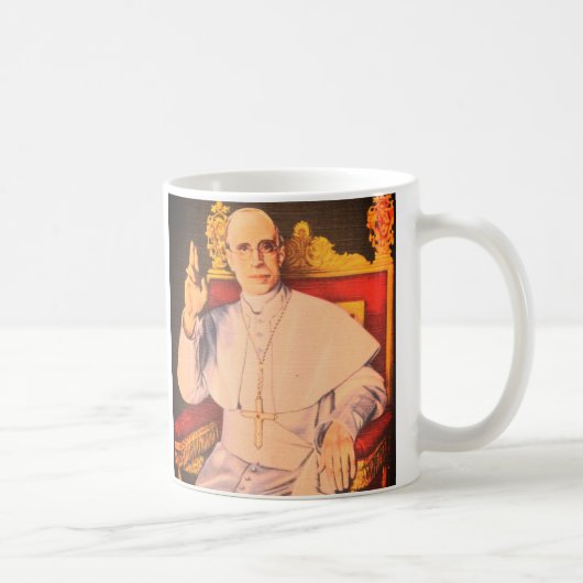 Seine Heiligkeit Papst Pius XII. - Katholische Kir Kaffeetasse (Rechts)