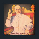 Seine Heiligkeit Papst Pius XII. - Katholische Kir Magnet<br><div class="desc">Vintages Foto von Papst Pius XII.,  Leiter der Katholischen Kirche,  Souverän des Staat der Vatikanstadt.</div>