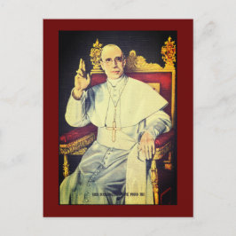 Seine Heiligkeit Papst Pius XII. - Katholische Kir Postkarte