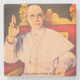 Seine Heiligkeit Papst Pius XII. - Katholische Kir Steinuntersetzer