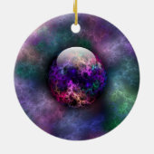 Seine helle Materialdekoration Keramikornament (Hinten)