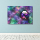 Seine hellen Materialien Leinwand drucken (Insitu (Holzboden))