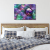 Seine hellen Materialien Leinwand drucken (Insitu (Schlafzimmer))