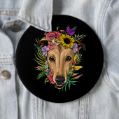 Seine Herbst-Yall-Niedlich Poodle-Herbstlaube Button (Beispiel)