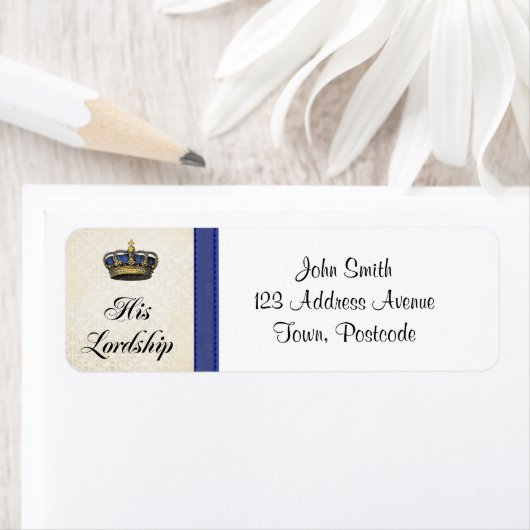 Seine Herrschaft Funny Extravagant Royal Spaß Addr (Insitu)