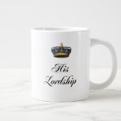 Seine Herrschaft Jumbo-Tasse (Rechts)