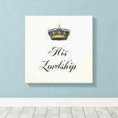 Seine Herrschaft Leinwanddruck (Insitu (Holzboden))