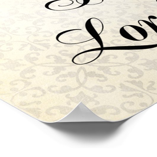 Seine Herrschaft Poster (Ecke)