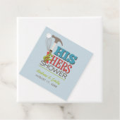 Seine & Hers Hammer Whisk Couples Dusche Geschenkanhänger (Beispiel)