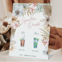 Seine Hers Havana Nights Kubanische Signature Drin Sockelschild