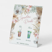 Seine Hers Havana Nights Kubanische Signature Drin Sockelschild (Vorderseite)