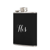 Seine Hochzeit Flachmann (Links)