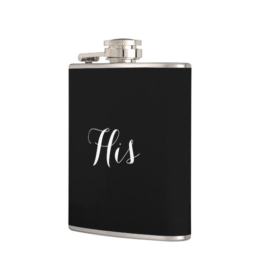 Seine Hochzeit Flachmann (Links)