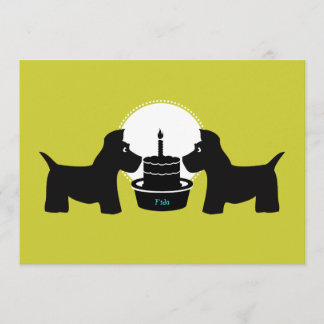 Seine Hundegeburtstags-Einladung - eine Tatze-ty Einladung