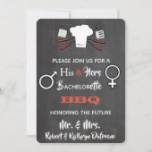 Seine & ihre Bachelor/Bachelorette GRILLEN Einladu Einladung (Vorderseite)